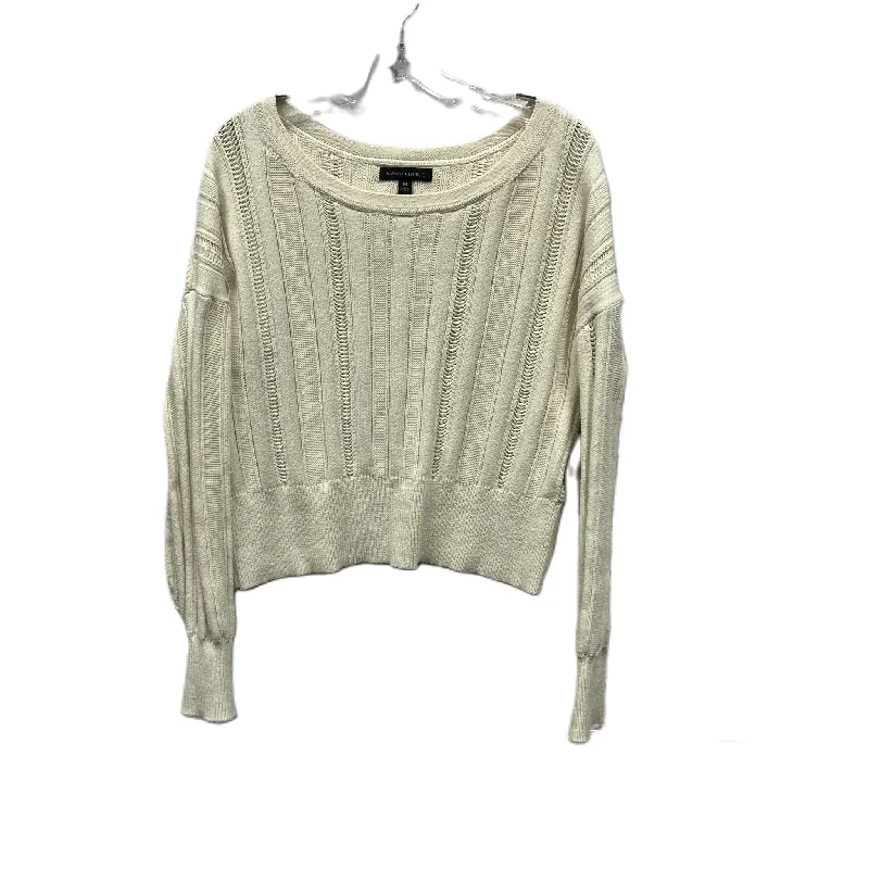 Sweater By Banana Republic In Beige, Size: M