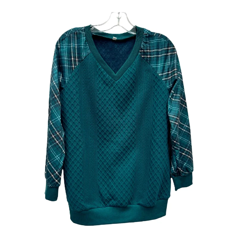 Top Long Sleeve In Green, Size: S