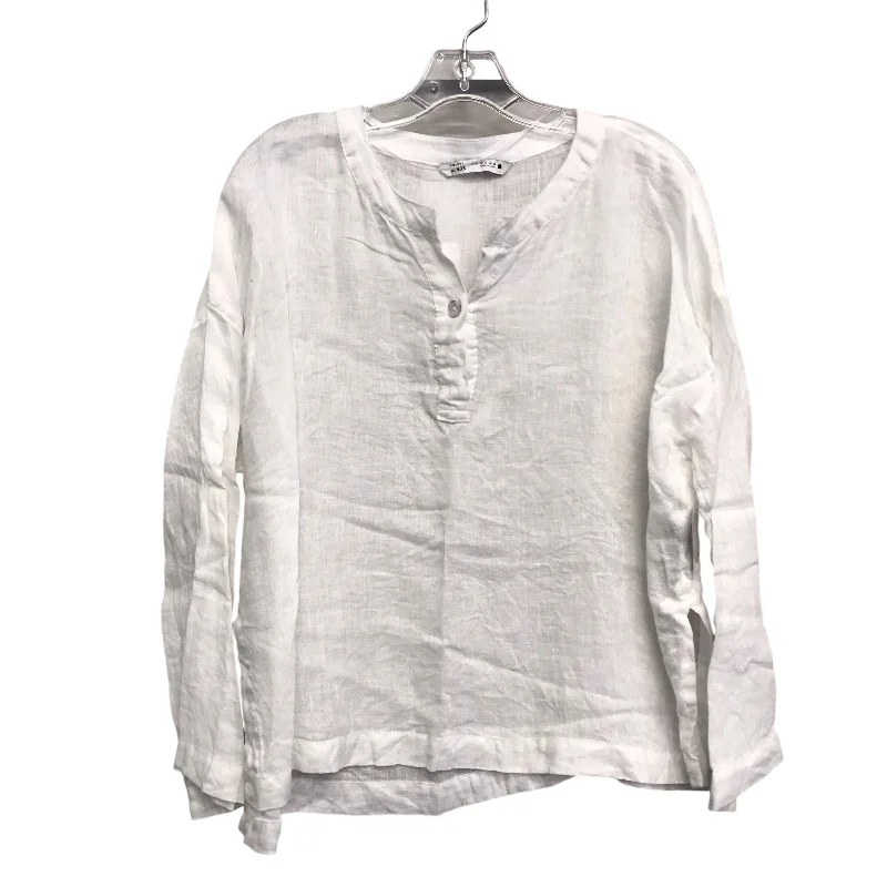 Top Ls By Zara In White, Size:M