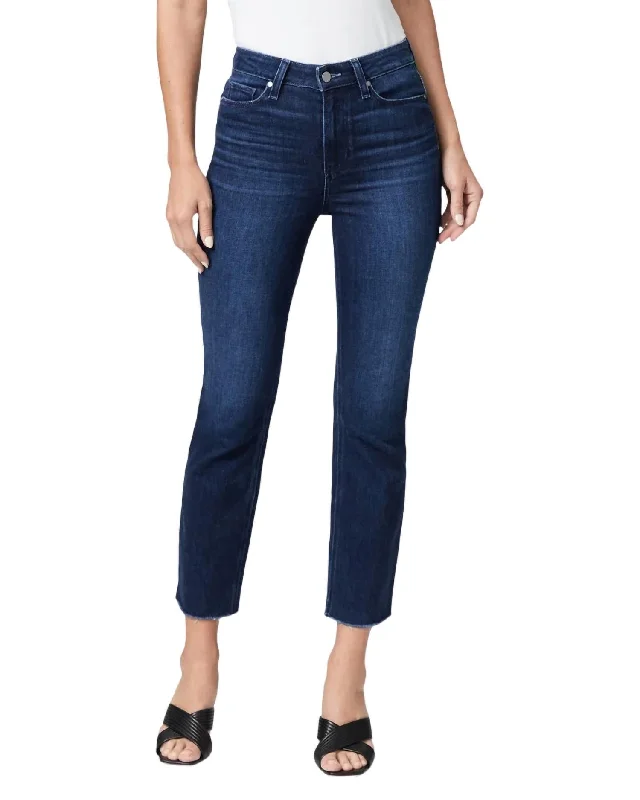 Cindy Crop Raw Hem Jean In Promise