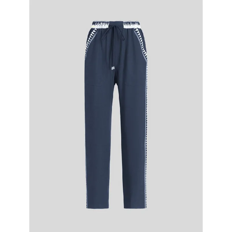 Jogging Trousers With Geometric Details