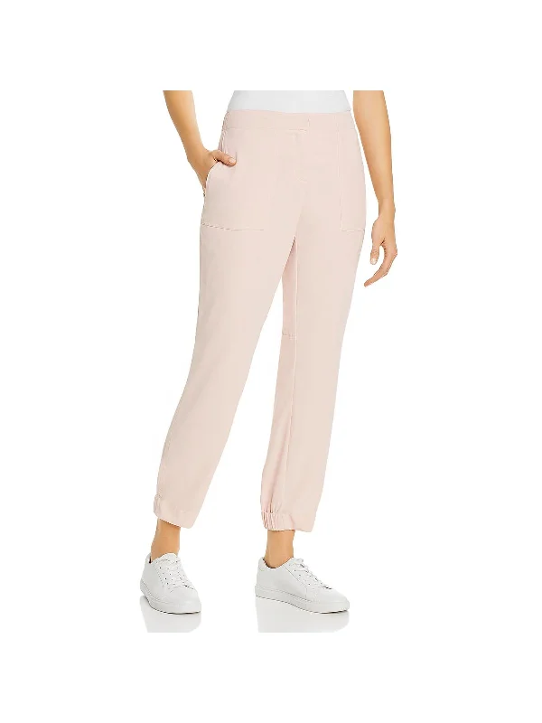 Womens Paneled Stretch Jogger Pants