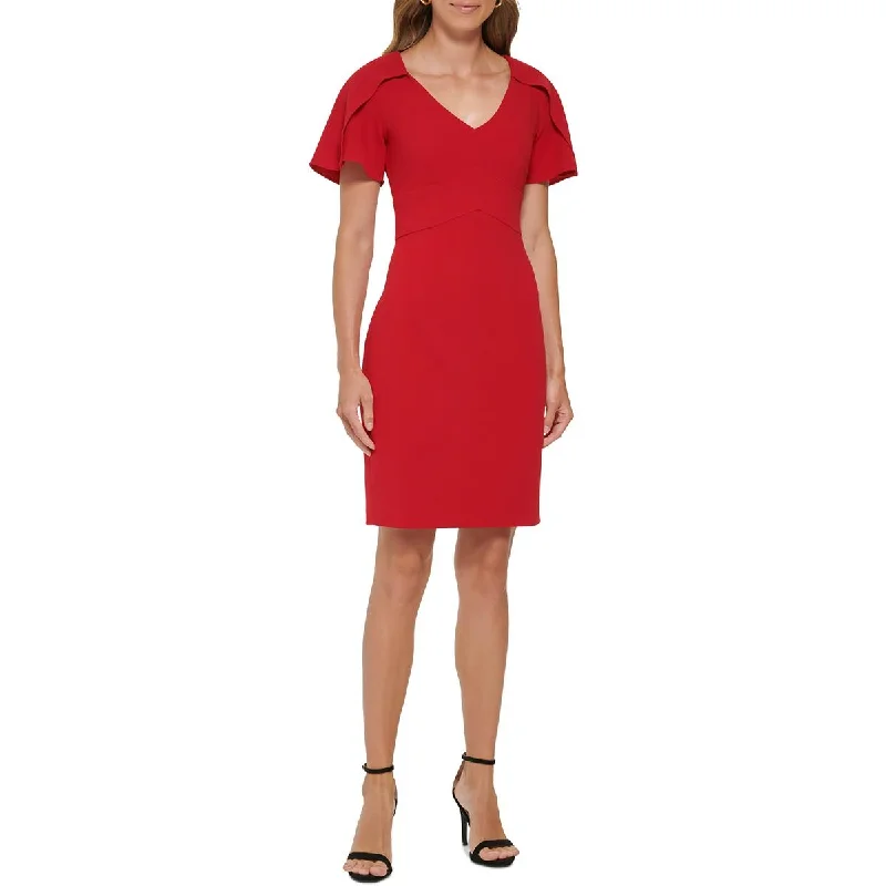 DKNY Womens Office Mini Sheath Dress