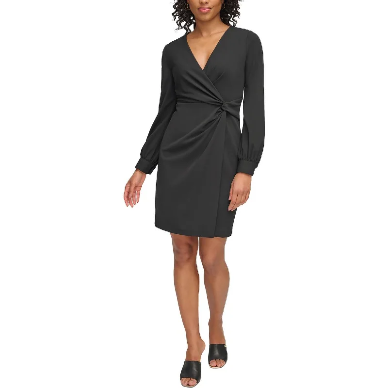 DKNY Womens Petites  Wear To Work Dress