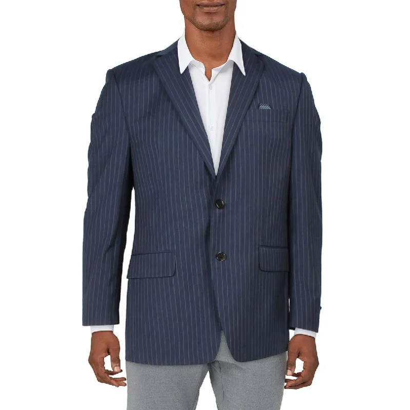 Lauren Ralph Lauren Mens Wool Business Two-Button Blazer