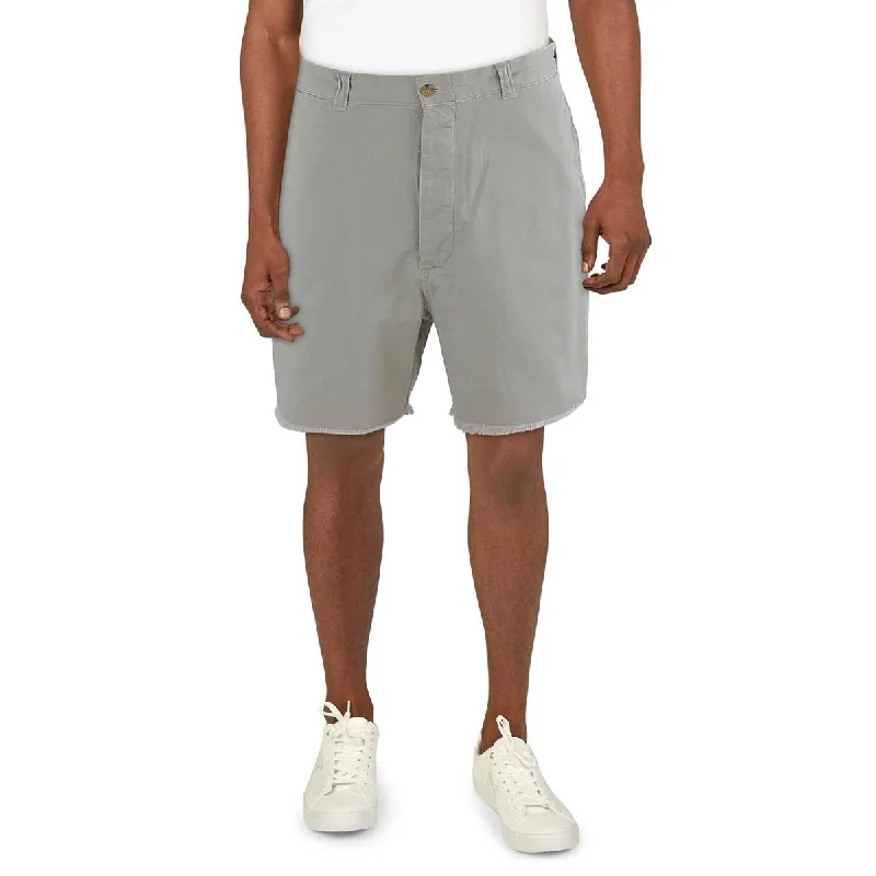 Polo Ralph Lauren Mens Frayed Hem Cotton Chino Shorts