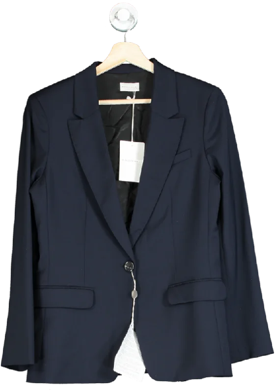 Malene Birger Navy Blue Blazer Eu38 UK M