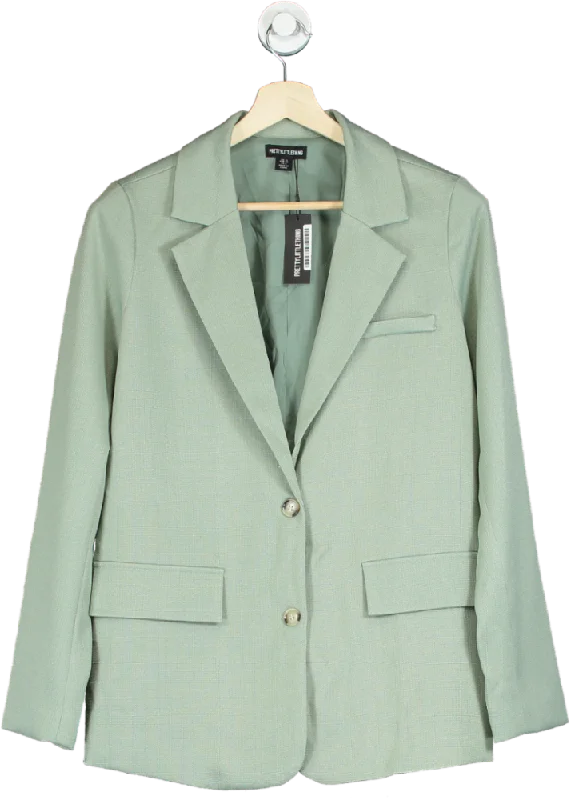 PrettyLittleThing Sage Green Blazer UK 10