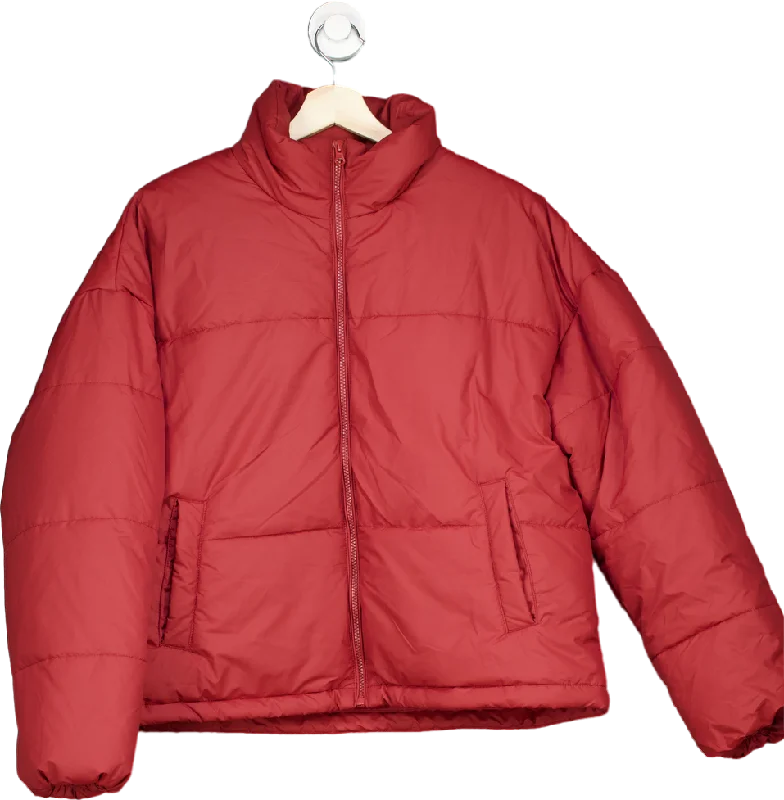 Unbranded Red Puffer Jacket UK L