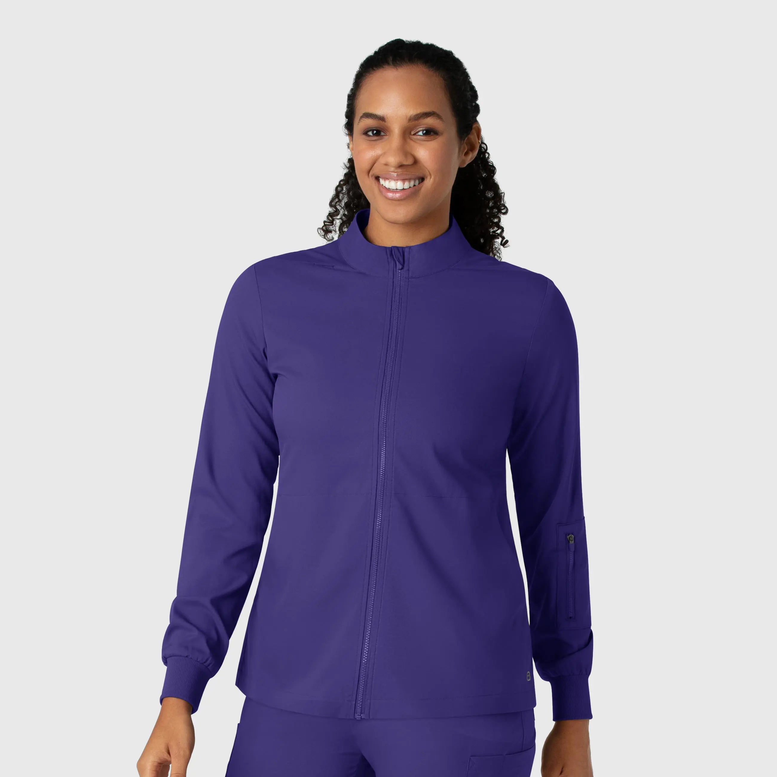 Wink Women's Warm Up Jacket - Grape